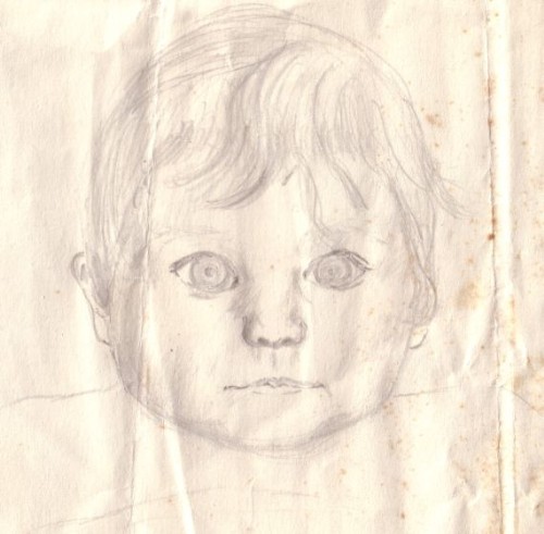 Our daughter as a baby