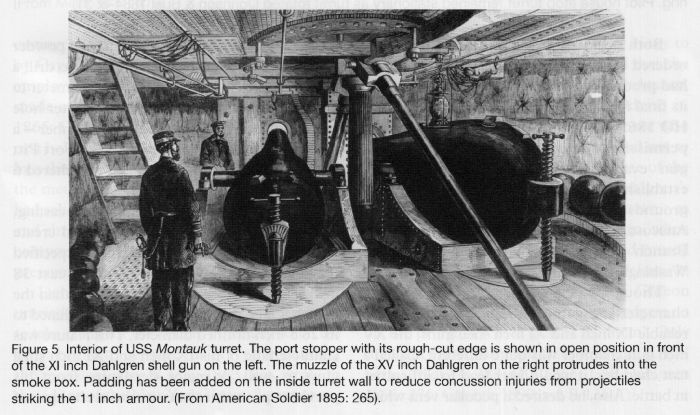 USS Montauk monitor - turret picture