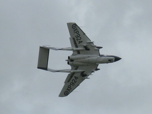 Sea Vixen in flight