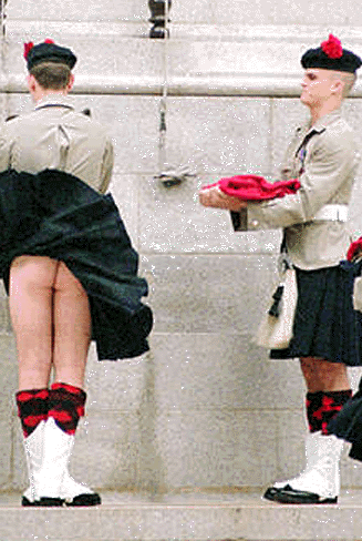 What's worn under the kilt?