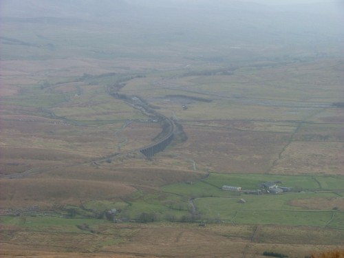 Ribblehead Viaduct from Summit