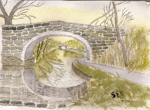 Bridge over the canal